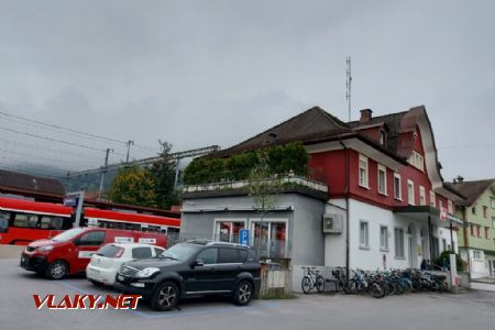 Appenzell, staniční budova, 30.9.2022, © Tomáš Kraus