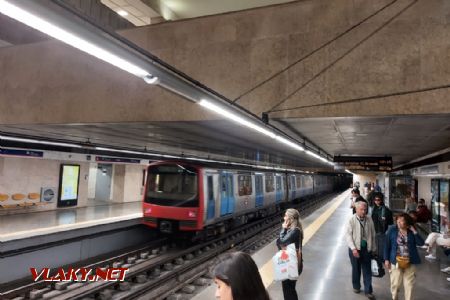 Lisabon, stanice metra Alameda na červené lince, 8.6.2023, Tomáš Kraus