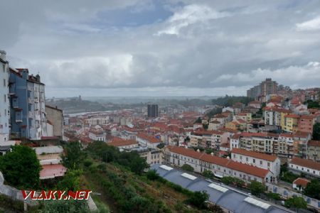 Coimbra, pohled od horní stanice výtahu, 9.6.2023, Tomáš Kraus