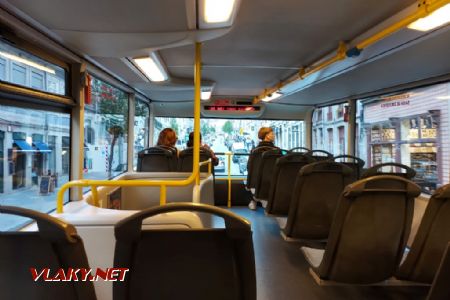 Porto, horní patro autobusu na lince 500, 9.6.2023, Tomáš Kraus