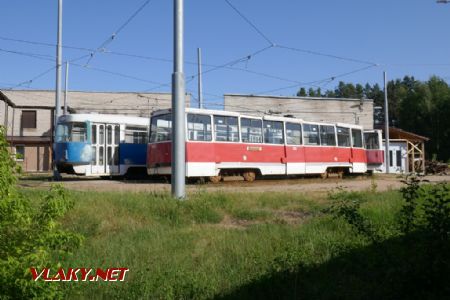Daugavpils/Tramvaju depo: KTM-5 a T3D, 11. 6. 2023 © Libor Peltan