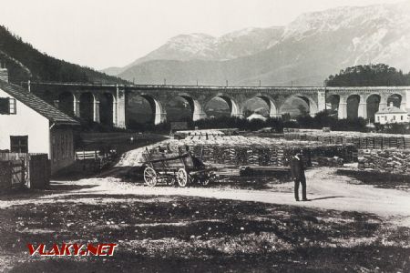 Payerbachgraben-viadukt okolo roku 1875, foto: Michael Frankenstein