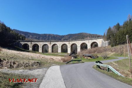 Adlitzgraben-viadukt z údolnej strany ©Juraj Földes, 22.4.2023