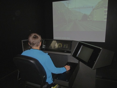 Luzern- jeden z troch simulátorov pre budúcich strojvodcov 