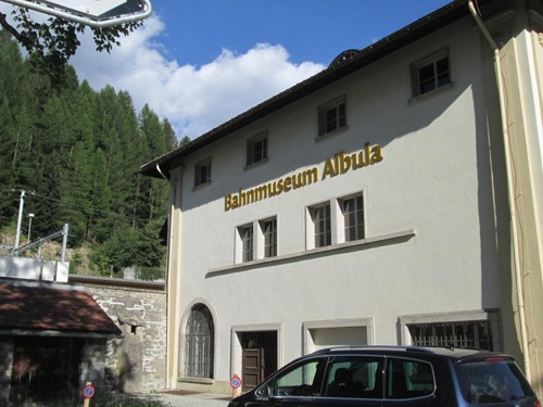 Bergün: múzeum železnice Albula 
