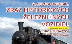 9. celoslovenský zraz historických železničných vozidiel - RENDEZ 2007 - NÁVOZY