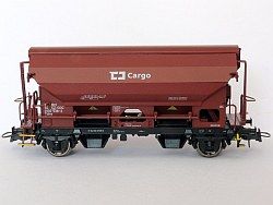 Skutočnosť a model: Vozeň Tdns spoločnosti ČD Cargo
