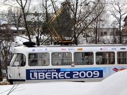 Liberec 2009 aneb Za tramvajemi a vlaky pod Ještěd