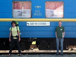 Leto na Ukrajine, na horách aj vo vlaku