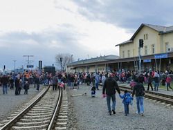 Ohlédnutí za oslavami 130 let železnic na Kroměřížsku