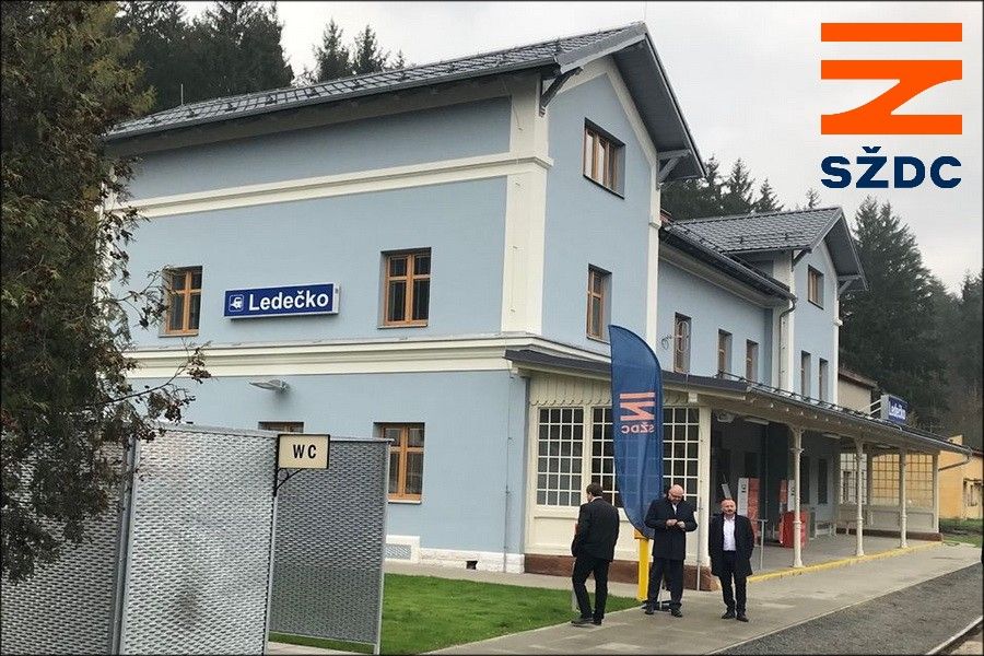 SŽDC otevřela další tři opravené nádražní budovy ve Středočeském kraji