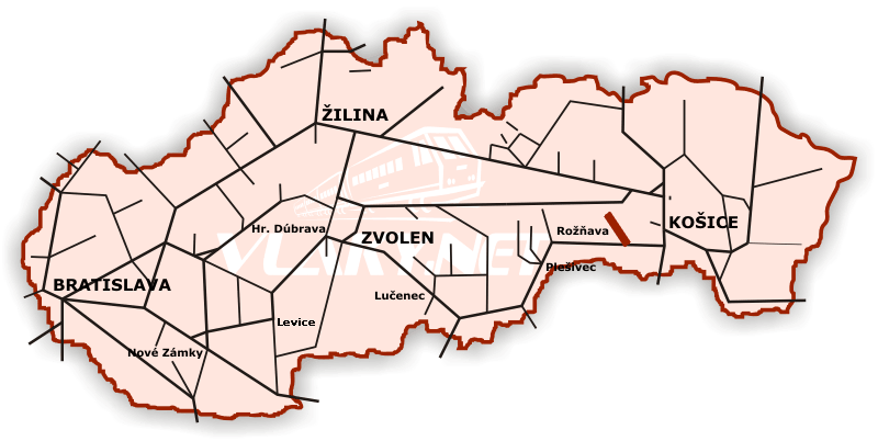 ŽSR 168: Moldava nad Bodvou - Medzev