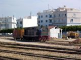 03.06.04 - Sousse: staniční posunovací lokomotiva 060-DI 66 při práci              