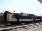 03.06.04 - Sousse: agregátový vůz ZB34 442 na konci vlaku Grandes Lignes DirectClim č. 5/72 do Tunisu   