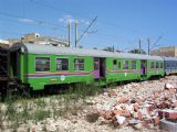 06.06.04 - Sousse Bab Jedid: zapůjčený vůz YB 61 tyf 5626 z Tunisu ve vlaku č. 515 do Monastiru a Mahdie   