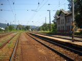 Koľajisko stanice v smere na Považskú Bystricu © Ing. Matej Palkovič