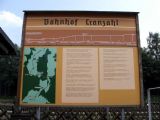 02.07.05 - Cranzahl: informační tabule u staniční budovy