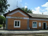 Staničná budova v Solotvine.