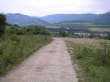Panelová cesta na paperňami, pohľad do Slavošoviec, 25.7.2005, © Pivec