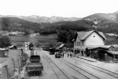 Život stanice v roku 1896 © archív ŽSR - MDC