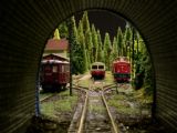K.Vrch pohledem z tunelu – za mnou je ještě odstavná přímá kolej  a smyčka, © Radislav Wimmer
