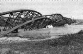 Most po prechode frontu počas 2. svetovej vojny