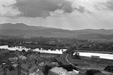 Pohľad na most v roku 1963 © Fortepan / Jakab Antal