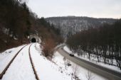 Celkový pohľad na umiestnenie tunelu v krajine, 26.12.2005, © Ing. Marián Šimo