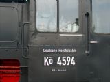 Detail nápisu Deutsche Reichsbahn, BR 100 594-1 (Kö 4595), 15.6.2006, © Ing. Marián Pácer