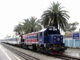 Odjíždějící vlak DClim 5/64 Sousse - Tunis v čele s lokomotivou 91 91 0 000560-3 (Bir Bou Regba 11.6.2006), © PhDr. Zbyněk Zlinský