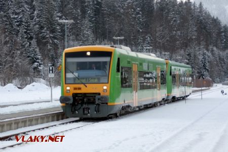 VT-27 Waldbahn, 19.1.1013, Železná Ruda, © Jan Kubeš