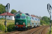 SU45.089, 3.8.2014, Sarbiewo, s osobním vlakem R 78531, © Tomáš Ságner