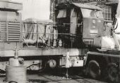 1987: Budoucí muzejní T 466.0286 po demontáži motoru; foto O.Buriánek