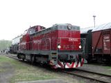 13.05.2006 - Lužná u Rak.: pojíždějící lokomotiva T 466.0286 (735.286-7)  © PhDr. Zbyněk Zlinský