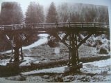 Most bol spočiatku drevený, neskôr bol vymenený za oceľový. Archív © Juraj Šnek