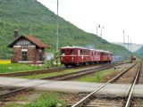Narodeninový vlak opúšťa Plešivec, © Radovan Plevko