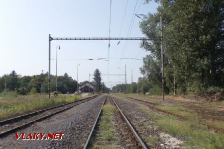 Gbely, Koľajisko stanice smer Kúty; 22.08.2017 © Michal Čellár