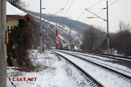 13. 2. 2010 - Hr. Búdy, pohľad smerom na Trenčianske Bohuslavice © Matej Palkovič