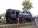 11.10.2003 - Šumperk: 130 let trati Šternberk - D.Lipka, 354.1217 při dobírání vody © PhDr. Zbyněk Zlinský