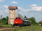 Historický vlak smeruje na výťažnú koľaj - bývalú trať do Maďarska, © Marek L. Guspan