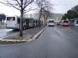 Řím: celkový pohled na terminál autobusů MHD Palazzo dello Sport	6.3.2012	 © Jan Přikryl