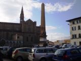 Florencie: kostel Santa Maria Novella a za ním výpravní budova stejnojmenného nádraží v historickém centru města	. 6.3.2012	 © Jan Přikryl