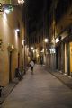 Florencie: večerní atmosféra historického centra města na Via del Parione	. 6.3.2012	 © Lukáš Uhlíř