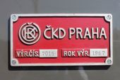 16.08.2013 - Pardubice hl.n.: T 478.1010 - výrobní štítek © PhDr. Zbyněk Zlinský
