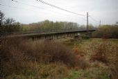 13.11.2013 - ŠRT: Druhý najdlhší most na trati, cez rieku Ondava © Ondrej Krajňák