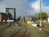 Brusel: kolejiště dlouhodobě vyloučené tramvajové smyčky Berchem Station u žel. zastávky Berchem-Sainte-Agathe/Sint-Agatha-Berchem	10.10.2013	. © 	Jan Přikryl