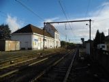 Brusel: celkový pohled na železniční zastávku Berchem-Sainte-Agathe/Sint-Agatha-Berchem	10.10.2013	. © 	Jan Přikryl