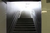 17.06.2014 - Blanes: schody do podchodu z 1. nástupiště © PhDr. Zbyněk Zlinský