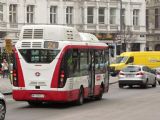 15.12.2015 - Vídeň: elektrobus Siemens Rampini, který byl ve zkušebním provozu v řadě českých měst © Dominik Havel