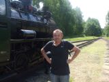 23.6.2012 - Hůrky: můj postoj před lokomotivou © Pavel Šmídek